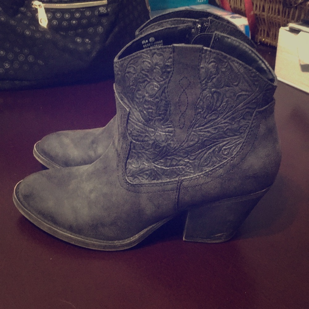 Ankle boots grey wash